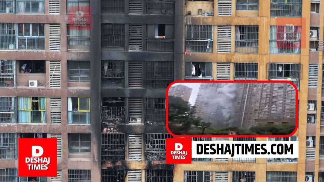 China Fire Accident | 15 people burnt to death in residential building fire, 44 burnt