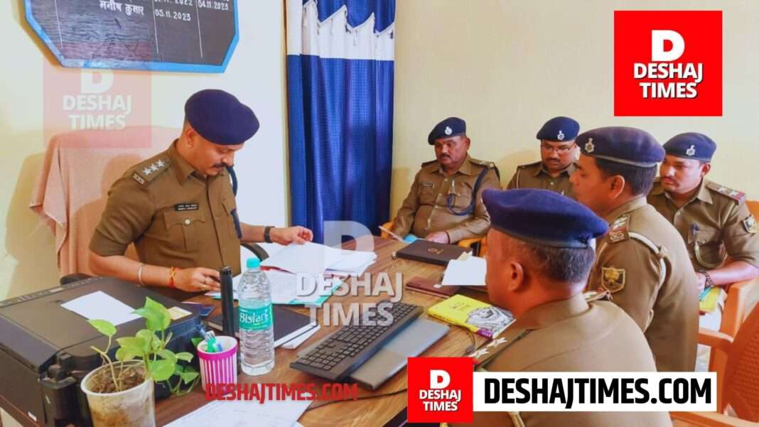 Darbhanga News| Biraul SDPO Manish Chandra Choudhary conducted search operation with area domination in Kusheshwarsthan and Diara of Tilakeshwar OP.