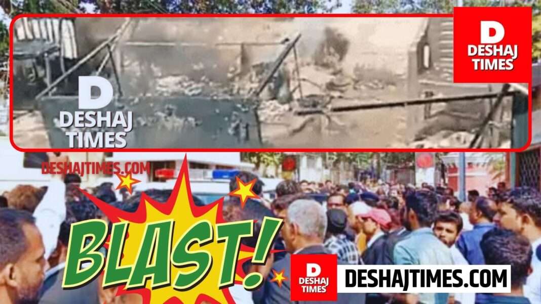 Transformer blast in Patna Civil Court, one lawyer died, many lawyers got burnt, anger erupted, police car stopped