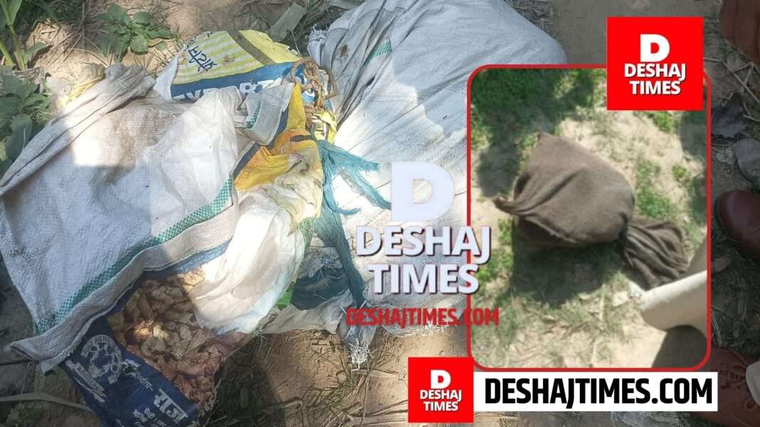 The dead body of a married woman was found in a sack in Kusheshwarsthan Sukmarpur of Darbhanga, after killing her the dead body was thrown into the Kamla river. Divers took out two sacks, one containing a dead body, the other containing bricks and stones...