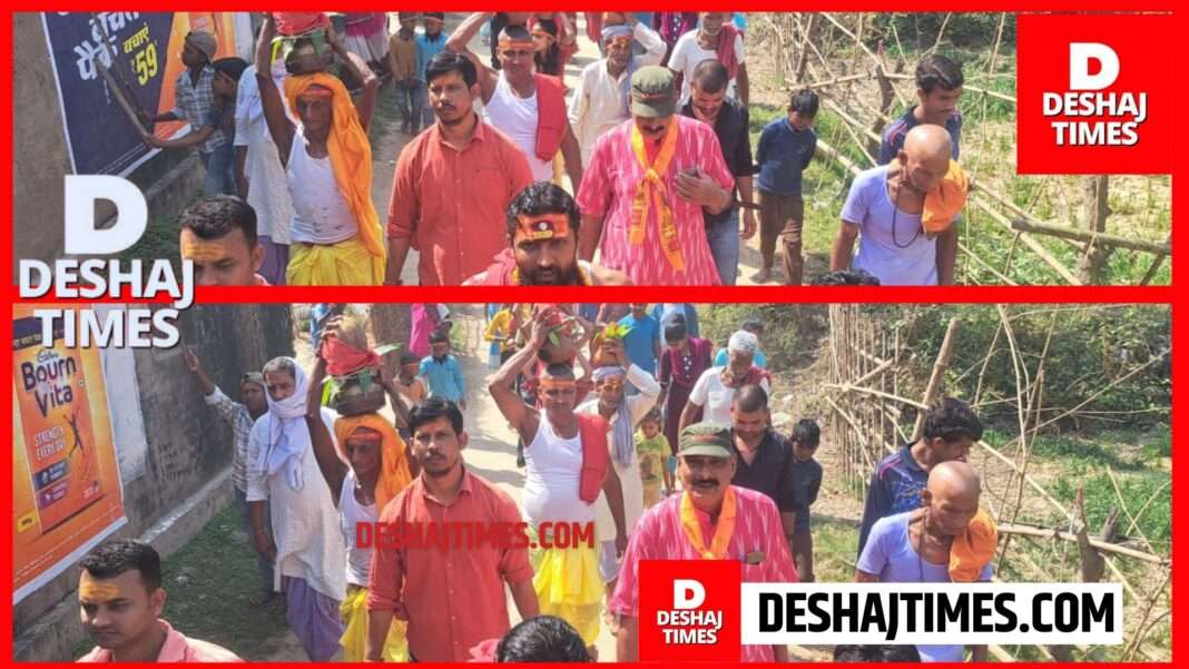 Darbhanga News | Biraul News | Hare Ram, Ram-Ram Hare-Hare...nine-day ritual of Sankirtan Mahayagya in Biraul...come to Dihwar place