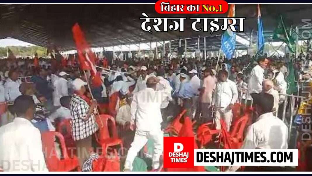 Ulgulan Rally | India Alliance Rally Ranchi | In the Ulgulan Nyaya Maharally, chairs were used fiercely, there was a fight with whoever got what
