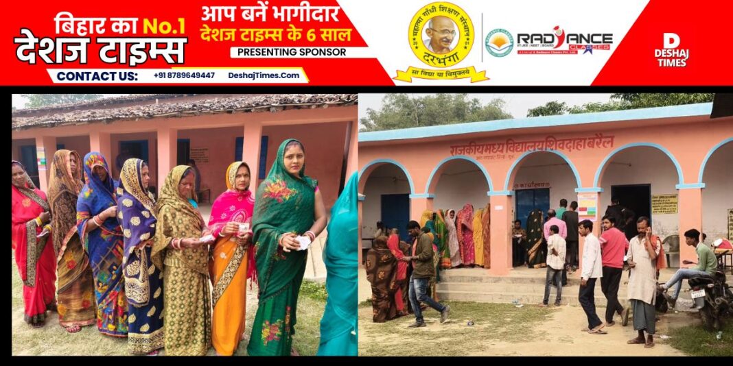 53 percent voting in PACS elections in Muzaffarpur's Gaighat, peaceful । DeshajTimes.Com