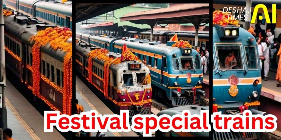 Festival special trains। DeshajTimes.Com