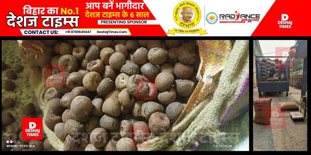 Chinese garlic worth Rs 9.82 lakh, foreign betel nut worth Rs 1.405 crore seized in Benipatti, Madhubani । DeshajTimes.Com