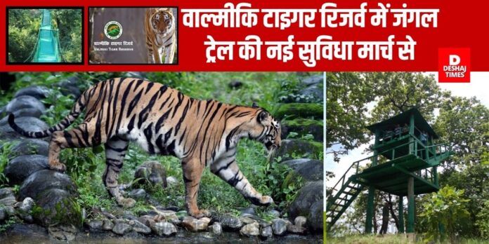 New facility of jungle trail in West Champaran Valmiki Tiger Reserve from March | DeshajTimes.Com New facility of jungle trail in West Champaran Valmiki Tiger Reserve from March | DeshajTimes.Com