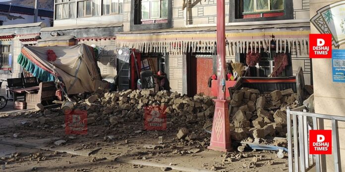 Earthquake causes massive devastation in Tibet, death toll reaches 53 । DeshajTimes.Com Earthquake causes massive devastation in Tibet, death toll reaches 53 । DeshajTimes.Com