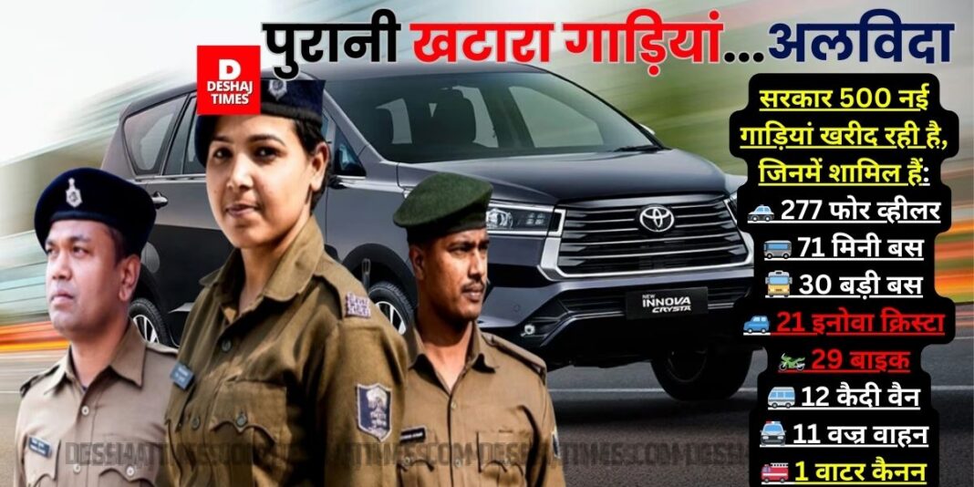 Bihar police will now drive Innova Crysta, will get 500 vehicles worth Rs 85 crore । DeshajTimes.Com