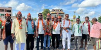 केवटी में बिहार बंद: एनएच-527B-एसएच-75 मार्ग चार घंटे ठप, वाहनों की कतार