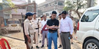 Darbhanga मतदान केंद्र पर कई लेयर में सिक्योरिटी प्वाइंट , 24X7 निगहबानी