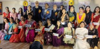 Nursing School Darbhanga: आरबी मेमोरियल स्कूल ऑफ नर्सिंग में वार्षिक महोत्सव, छात्राओं ने ली सेवा की शपथ