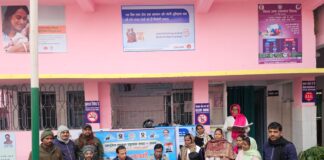 Sahibganj News: Road Safety Campaign का बड़ा असर, सैकड़ों ड्राइवरों की आंखों की हुई जांच, मुफ्त में बंटे चश्मे Bihar News Deshaj Times