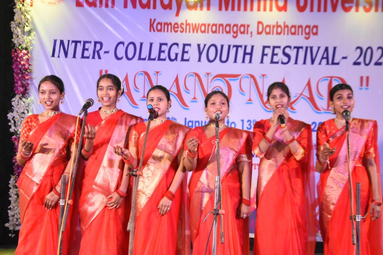 Darbhaga Mithila University Youth Festival 'अनन्तनाद': सांस्कृतिक-बौद्धिक प्रतियोगिताओं में दिखा संस्कृति और कला का महाकुंभ