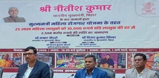 जमुई न्यूज: Mahila Rojgar Yojana… नीतीश सरकार का महिलाओं को तोहफा, जमुई की 56 हजार महिलाओं के खाते में ₹10-10 हजार, जानें पूरी डिटेल