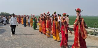 Darbhanga News: 351 कलशों की भव्य शोभायात्रा से गूंजा Kusheshwar Asthan, श्रीराम महायज्ञ का भव्य शुभारंभ