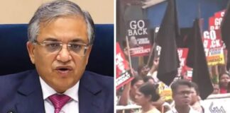 पश्चिम बंगाल चुनाव: मुख्य चुनाव आयुक्त ज्ञानेश को दिखाए काले झंडे, गो बैक के नारे… पढ़िए शांतिपूर्ण मतदान का आश्वासन और विरोध जारी!