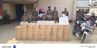 Darbhanga Liquor Smuggling: कमतौल पुलिस का बड़ा एक्शन, खेत में छिपा रखी थी 46 कार्टन विदेशी शराब, एक तस्कर दबोचा