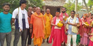 Basant Navratri का भक्तिमय आगाज, कुशेश्वर स्थान में जयकारों के साथ निकली कलश यात्रा, चहुंओर भक्ति की धारा Bihar News Deshaj Times