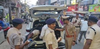 Vehicle Checking: ललमटिया में चला सघन वाहन जांच अभियान, कटे कई चालान, पुलिस ने दी सख्त चेतावनी Bihar News Deshaj Times