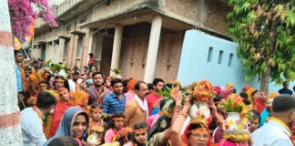 Darbhanga News: कोर्थु में Maharudra Yagya भव्य महारुद्र यज्ञ का आगाज, 1100 कन्याओं ने निकाली शोभायात्रा