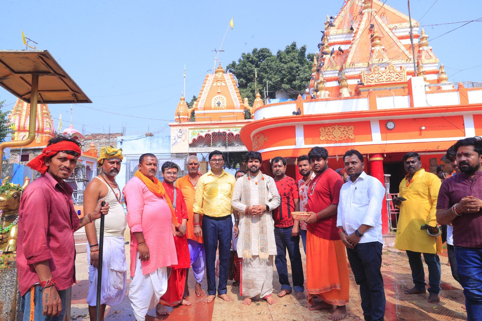 Darbhanga के कुशेश्वरस्थान में हरिवंश जी महाराज ने किया रुद्राभिषेक, राष्ट्र की सुख-समृद्धि की कामना