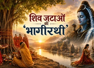 Deshaj Times Special: शिव जटाओं की ‘भागीरथी’, वट-सिंदूरी से अलंकृत सत्य-सावित्री Deshaj Times Special: The 'Bhagirathi' Flowing from Shiva's Locks—Satyavan and Savitri, Adorned with Banyan and Vermilion.