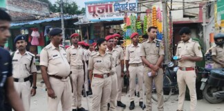 Darbhanga – Ghanshyampur Bakrid News: पुलिस का फ्लैग मार्च, अफवाह फैलाने वालों को सीधे जेल!