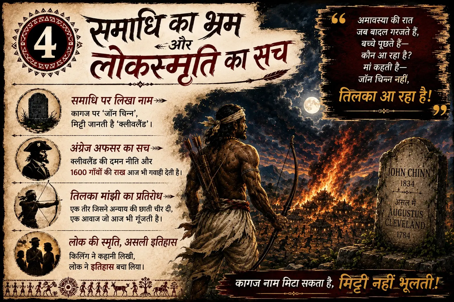 In the dark of night, along desolate paths, he sets out to eradicate injustice—'Badal Bagh' The Tilka Majhi Story | Deshaj Times
