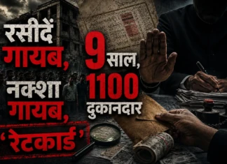 Deshaj Times Special: रसीदें गायब, नक्शा गायब, जवाबदार बहाल, 9 साल, 1100 दुकानदार, फाइलों में दफन वसूली का ‘ रेटकार्ड ‘ Bhagalpur’s Baghbari Scam: 4000 Missing Receipts, 1100 Families Still Waiting