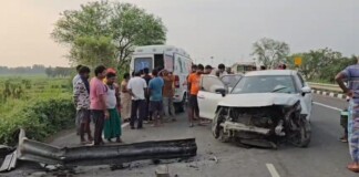 Bhagalpur Accident News: भागलपुर में भयानक हादसा: कांझिया बायपास पर डिवाइडर से टकराई कार, महिला की मौके पर मौत