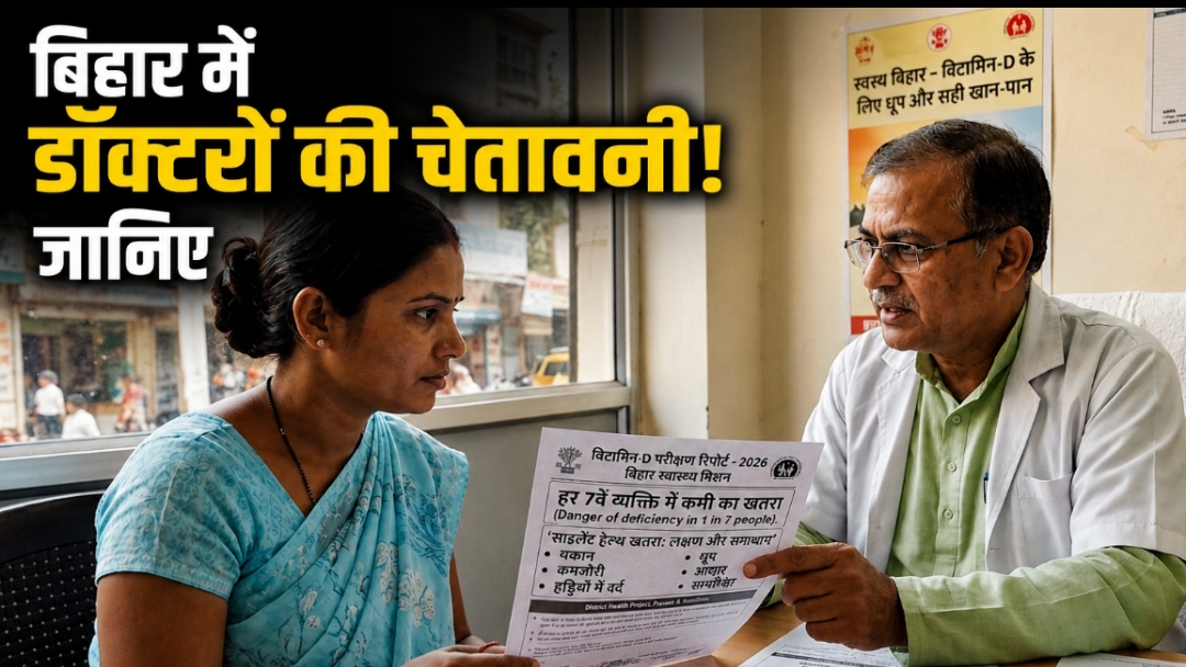 आप भी तो नहीं कर रहे ये गलती? बढ़ रहा ‘साइलेंट हेल्थ खतरा’! बिहार में हर 7वां व्यक्ति विटामिन-D की कमी का शिकार, जानिए क्या है रिपोर्ट