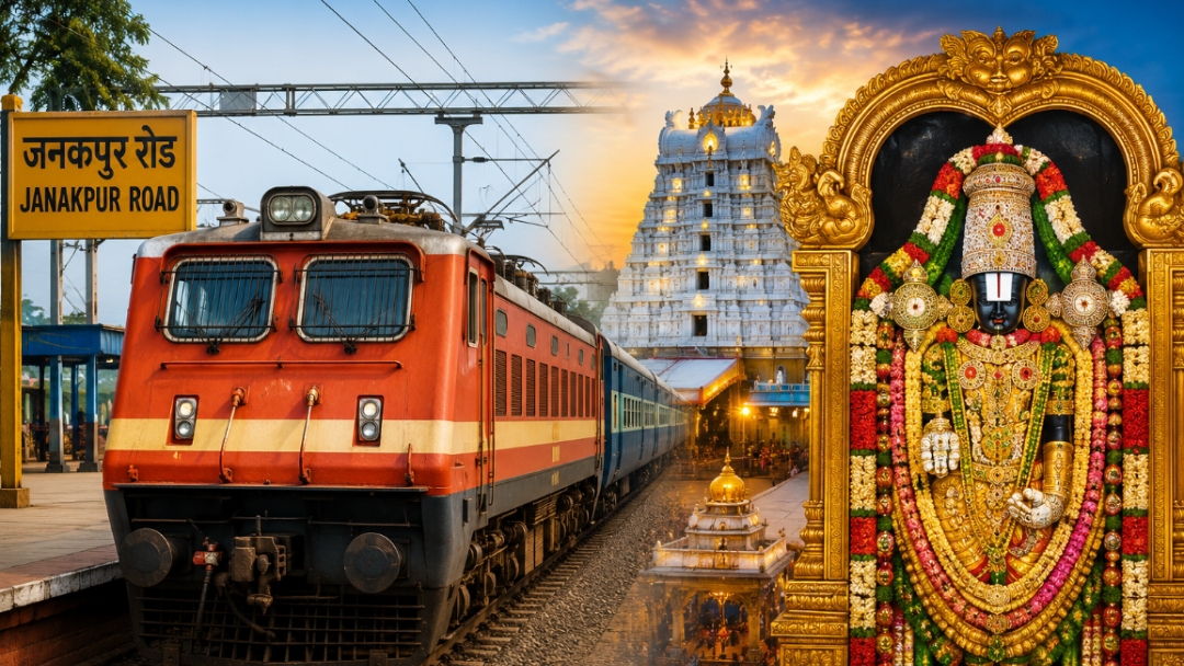 मिथिलांचल के यात्रियों का लंबा इंतजार खत्म… अब कीजिए तिरुपति बालाजी के दर्शन, इस ट्रेन को मिला नया स्टॉपेज, जानिए ख़ुशख़बरी मिथिलांचल के यात्रियों का लंबा इंतजार खत्म… अब कीजिए तिरुपति बालाजी के दर्शन, इस ट्रेन को मिला नया स्टॉपेज, जानिए ख़ुशख़बरी