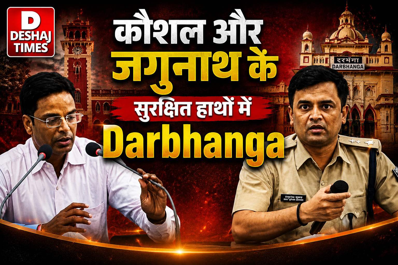 दरभंगा में चेहल्लुम पर 140 संवेदनशील स्थलों पर दंडाधिकारी और पुलिस पदाधिकारी …बड़ा फैसला! DM-SSP का कड़ा आदेश, जानें क्या बदल गया- नियंत्रण कक्ष सक्रिय, अधिकारियों की छुट्टियां रद्द दरभंगा में चेहल्लुम पर 140 संवेदनशील स्थलों पर दंडाधिकारी और पुलिस पदाधिकारी …बड़ा फैसला! DM-SSP का कड़ा आदेश, जानें क्या बदल गया- नियंत्रण कक्ष सक्रिय, अधिकारियों की छुट्टियां रद्द